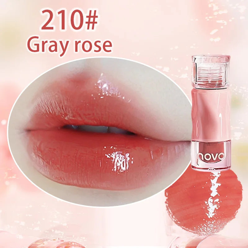 Lip Gloss Water Glossy. Hidratante, brillo duradero y resistente al agua.