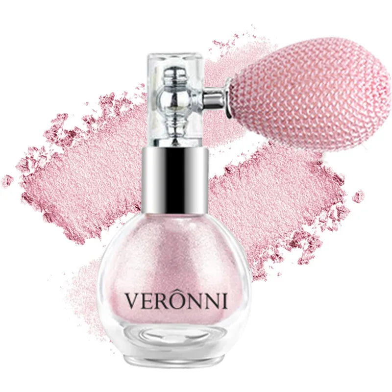 ¡Polvos tendencias en aerosol brillantes de diamantes para el cuerpo!