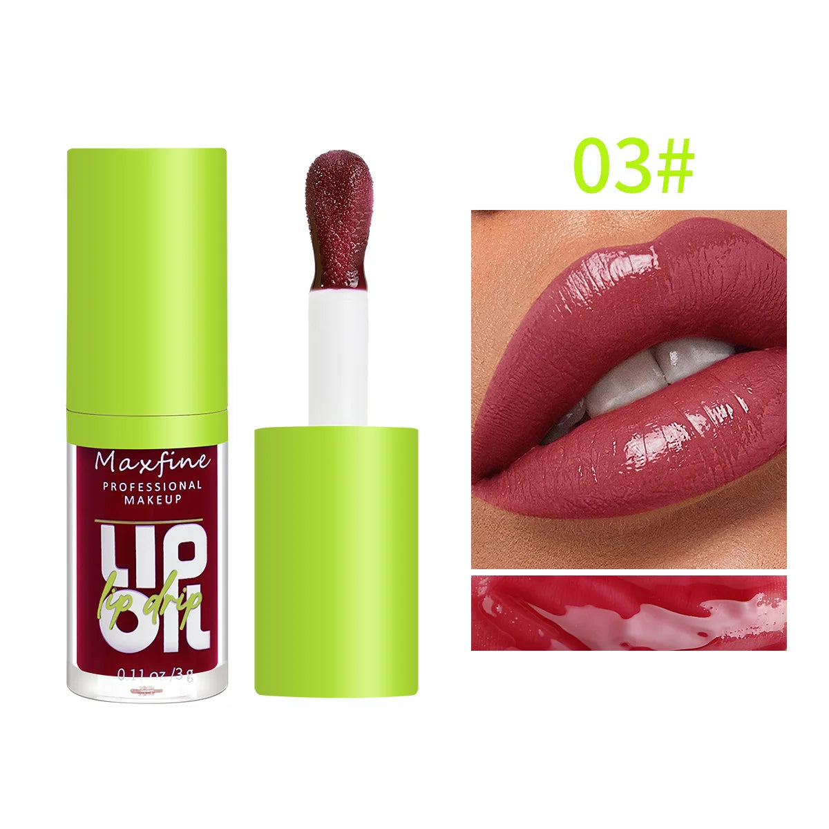 Lip Oil ¡Resistente al agua, hidratación completa!