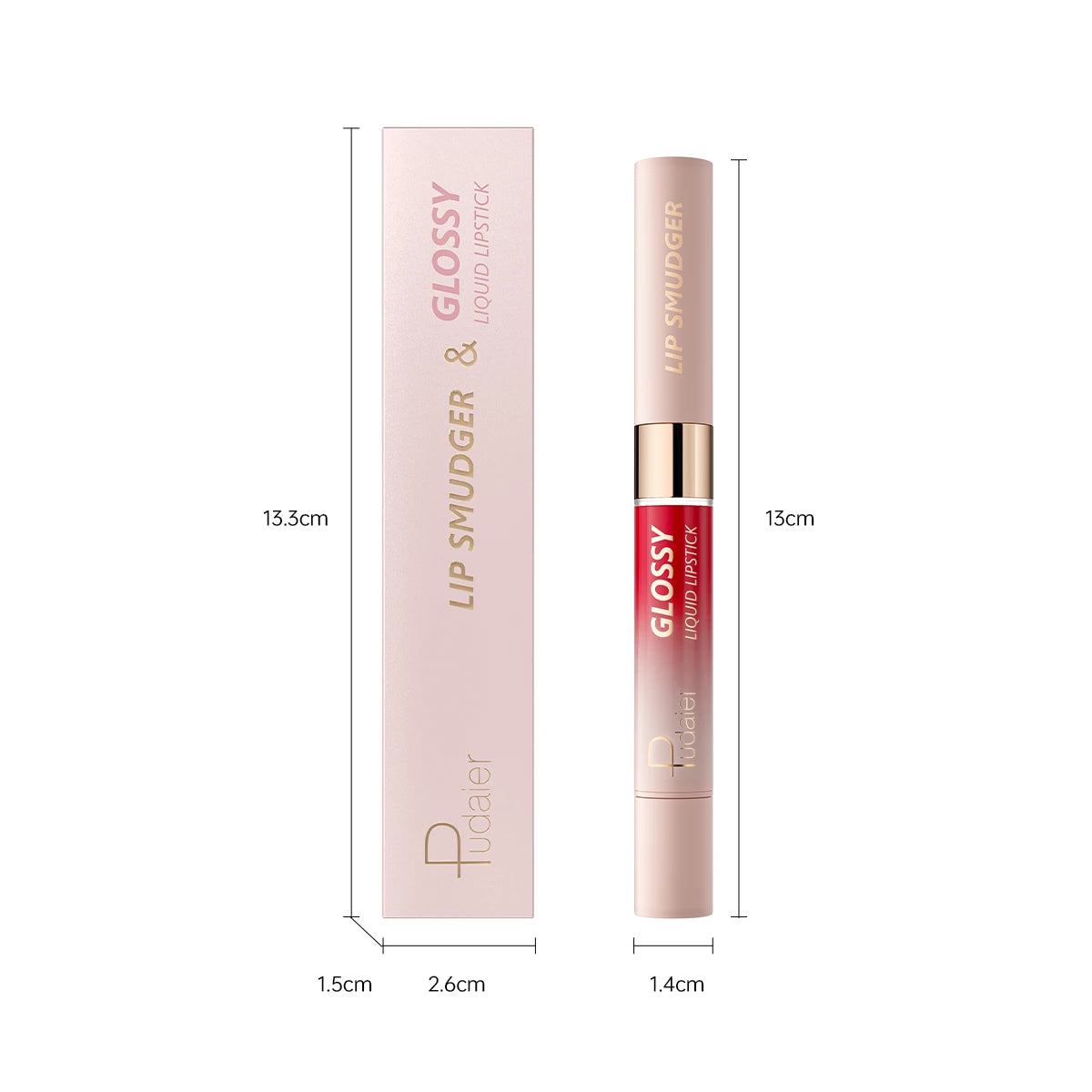 Lip Gloss de doble punta. ¡Hidratante y humectante de larga duración!