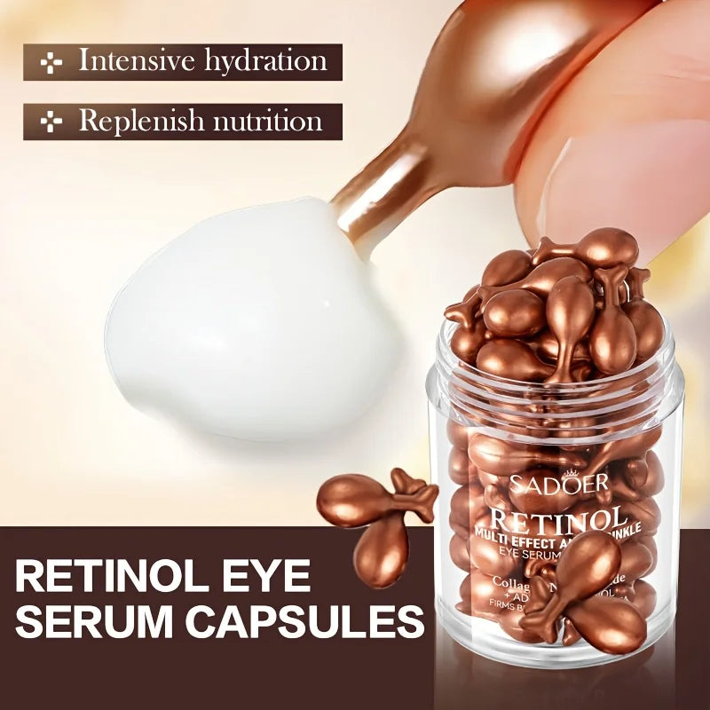 Cápsulas de serum reafirmante multiefecto con retinol ¡Hidratación profunda!