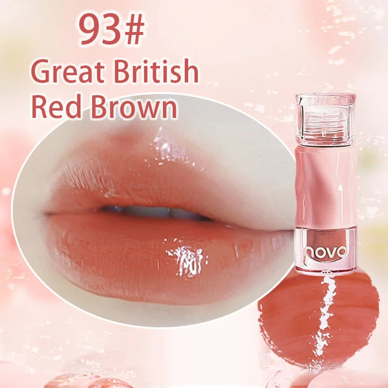Lip Gloss Water Glossy. Hidratante, brillo duradero y resistente al agua.