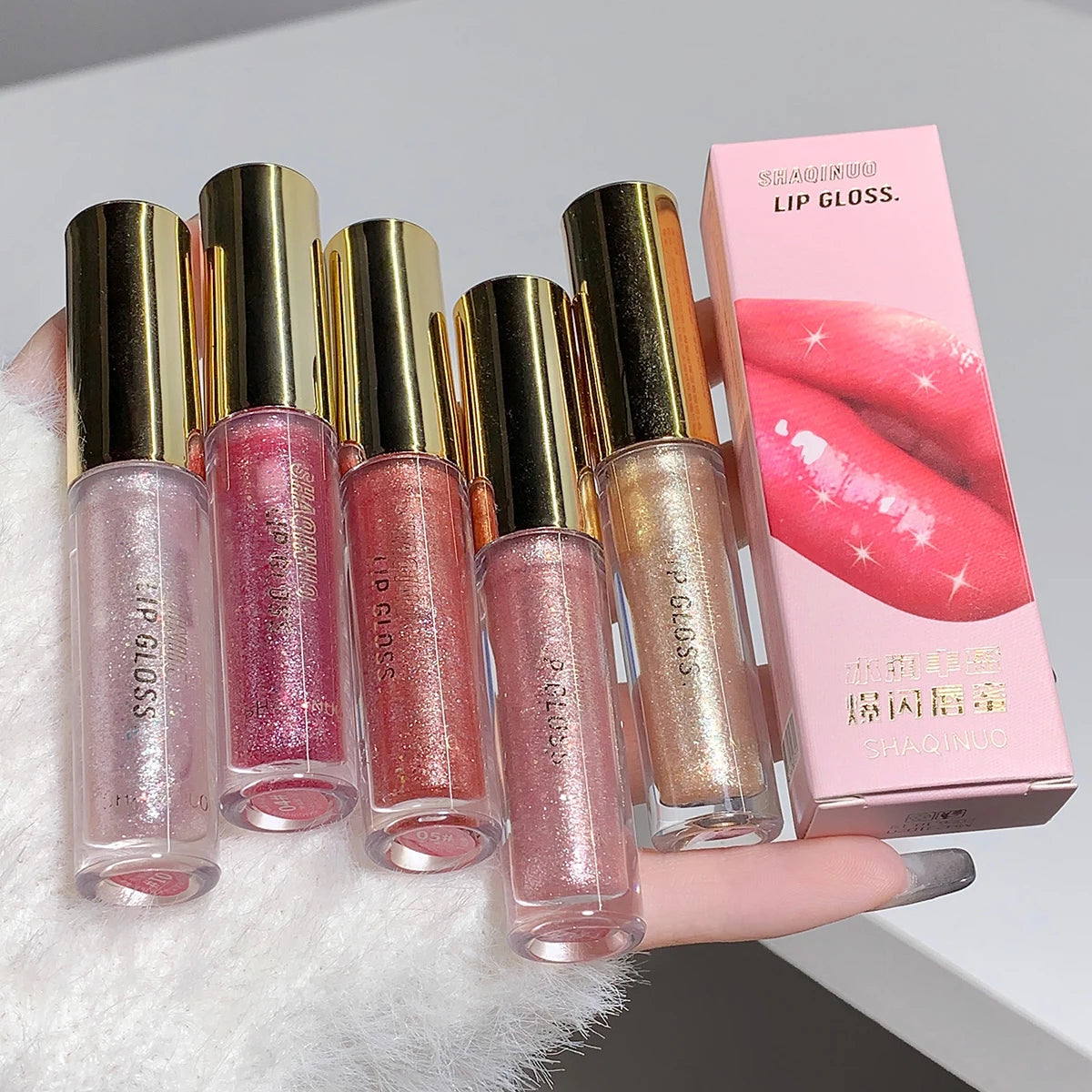 Lip Gloss hidratante y brillante ¡Efecto espejo!