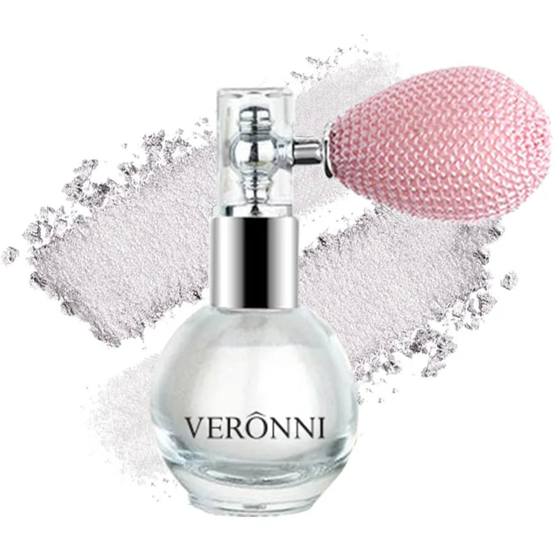 ¡Polvos tendencias en aerosol brillantes de diamantes para el cuerpo!