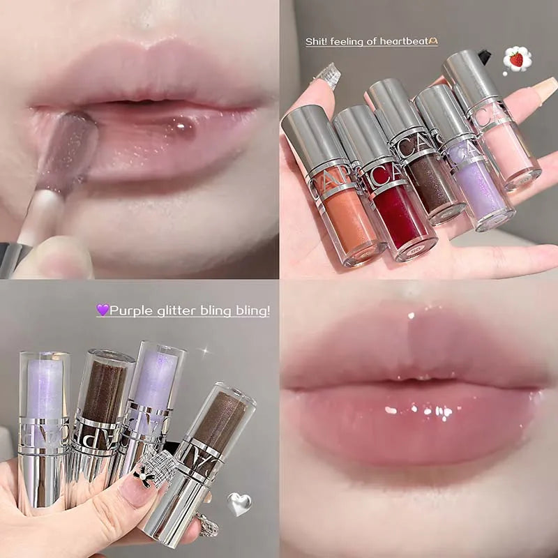 Lip gloss hidratante ¡Efecto espejo de larga duración!