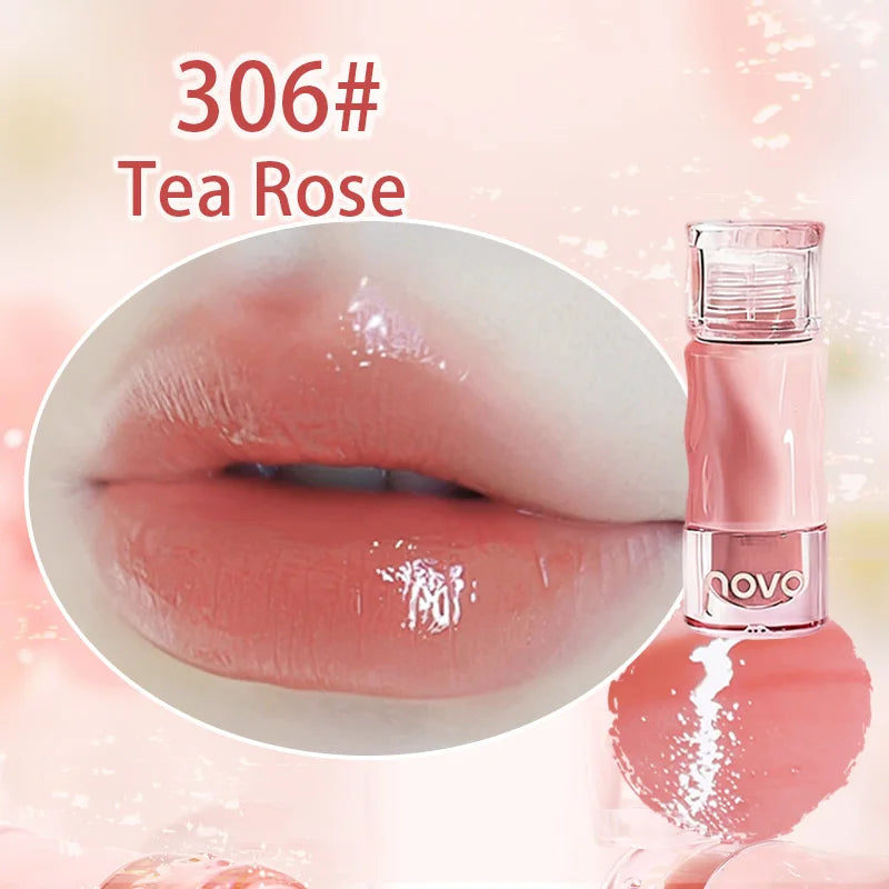 Lip Gloss Water Glossy. Hidratante, brillo duradero y resistente al agua.