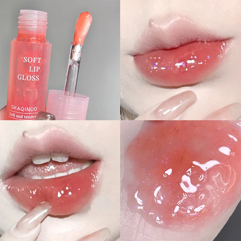 Labios que enamoran a primera vista: volumen + brillo espejo en un solo toque!