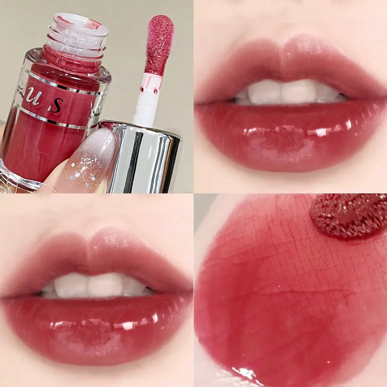 ¡Lip gloss hidratación duradera y dificil de desprender!