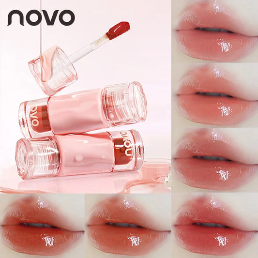 Lip Gloss Water Glossy. Hidratante, brillo duradero y resistente al agua.