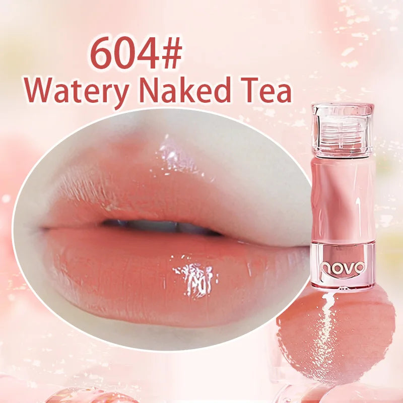 Lip Gloss Water Glossy. Hidratante, brillo duradero y resistente al agua.