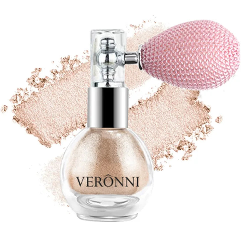 ¡Polvos tendencias en aerosol brillantes de diamantes para el cuerpo!