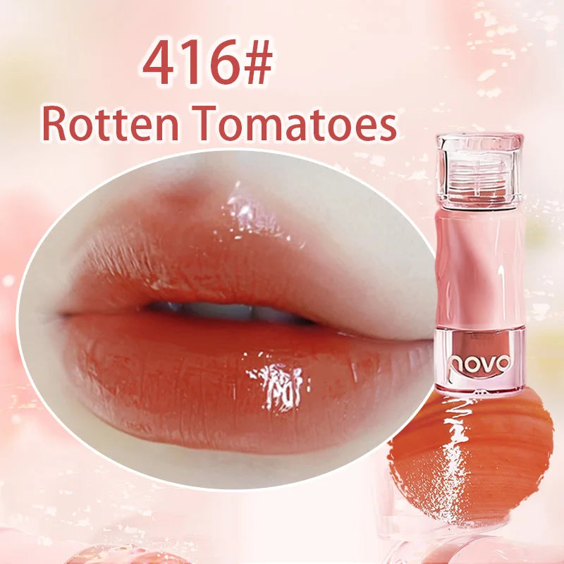 Lip Gloss Water Glossy. Hidratante, brillo duradero y resistente al agua.