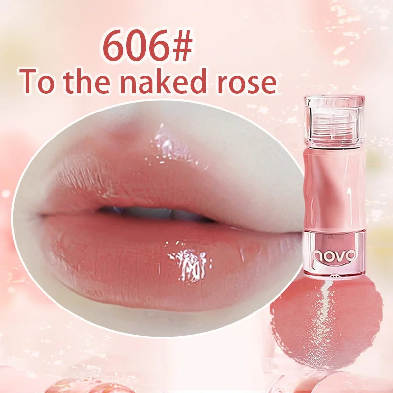 Lip Gloss Water Glossy. Hidratante, brillo duradero y resistente al agua.